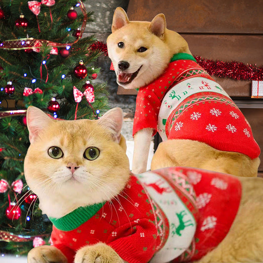 Christmas Reindeer Pet Sweater