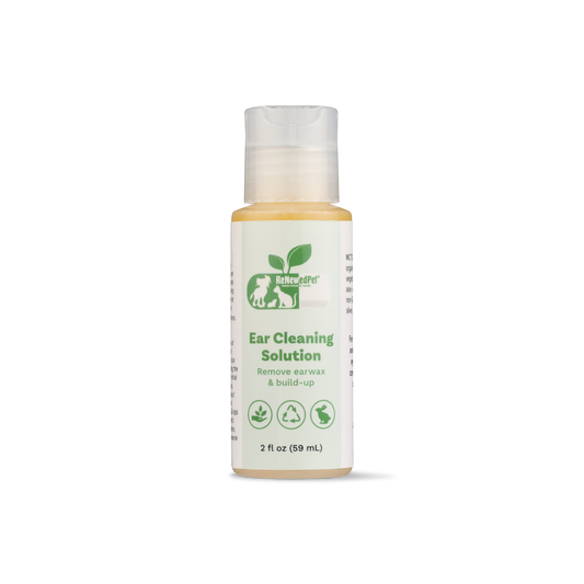 ReNewedPet organicPETS Ear Cleaning Drops for removing earwax and debris, 2 oz bottle