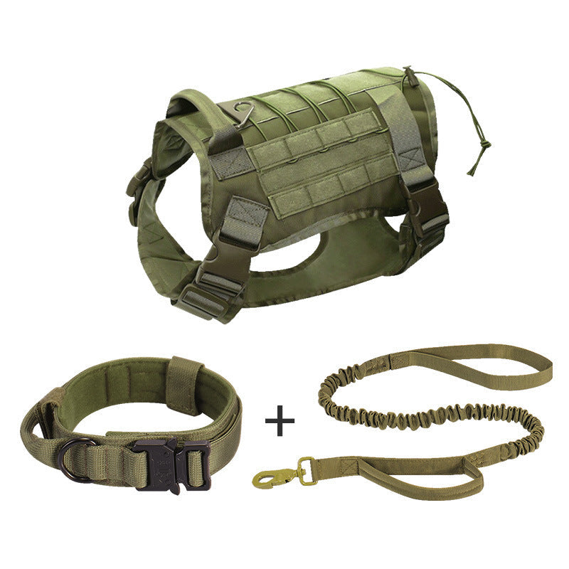 Nylon Tactical Dog Coat Quick Release Tank Top Pet