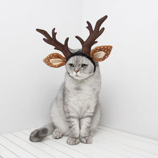 Christmas Antler Pet Headband