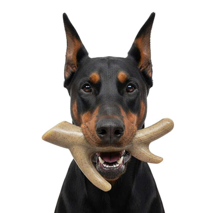 Ever Antler Nylon Chew Bone elk antler shaped durable dog toy