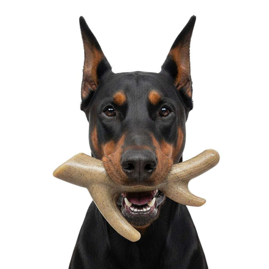 Ever Antler Nylon Chew Bone elk antler shaped durable dog toy