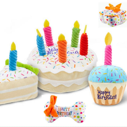 Pet Supplies Plush Toy Dog Birthday Gift