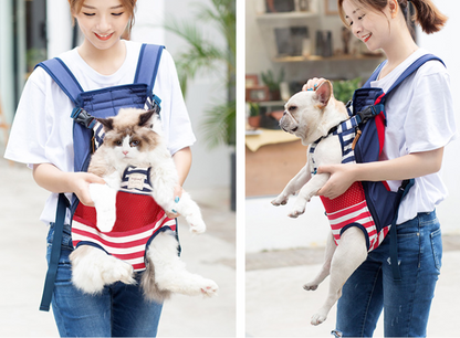 Cat Dog Carrier Backpack - Front-Facing Backpack for Small & Medium Dogs