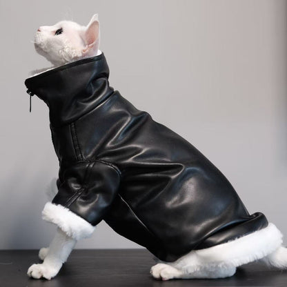 Thickened Coat Furless Cat Apparel Sphynx Cat Outfit Autumnwinter Style