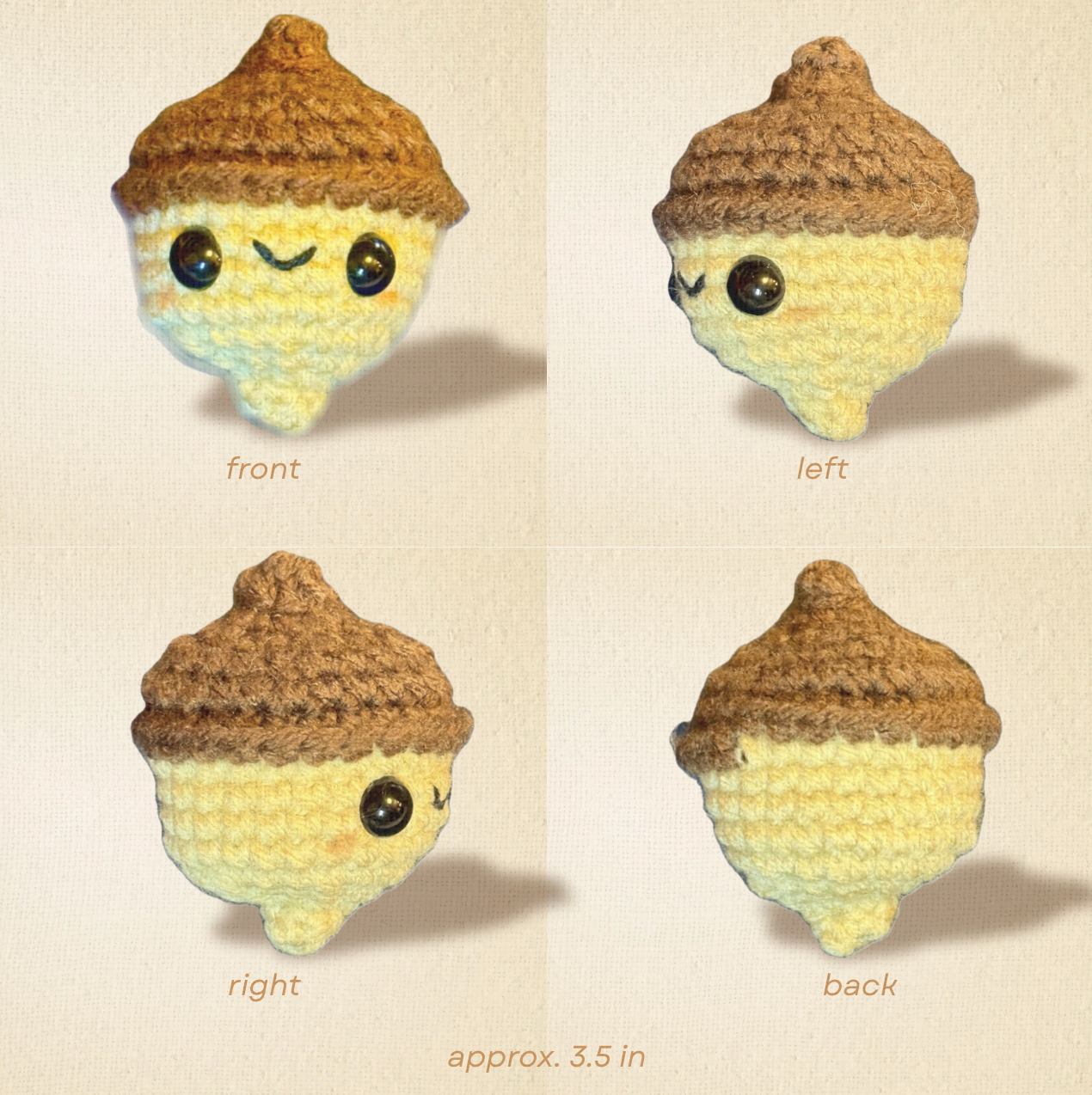 Augie the Acorn | Weighted Cat Toy for Instinctive Play and Enrichment