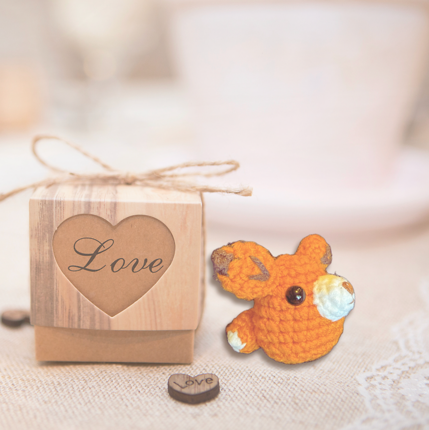 Weighted Cat Toy: TJ the Fox Handmade Toy with Miracle Nip Botanicals