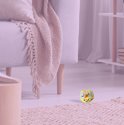 Yolk the owl | Lightweight Cat Toy, Engaging Play & Scent Stimulation
