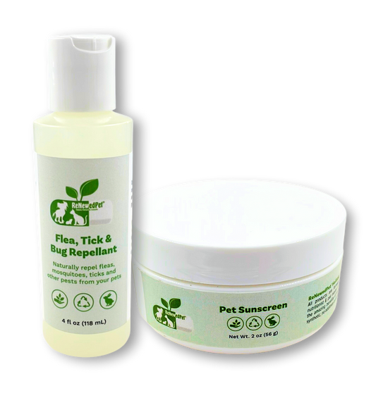 Outdoor Safety Kit / Sunscreen & Flea/Tick/Bug Repellent