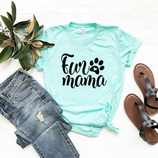 Bella Canvas Fur Mama T-Shirt in soft ring spun cotton