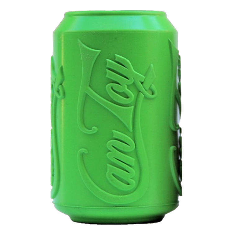 Green Can Toy eDispenser durable rubber chew toy and treat dispenser for dogs