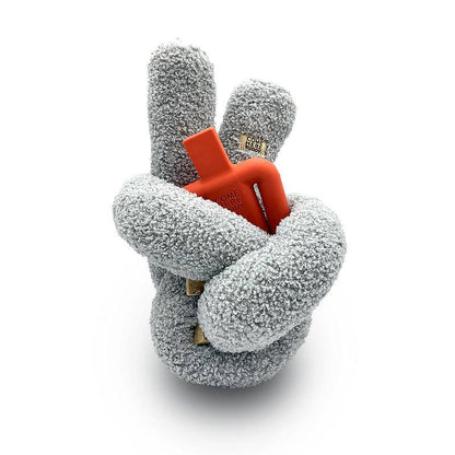 COME HERE BUDDY’s Knott plush velvet dog toy with durable double-stitched seams for heavy chewing