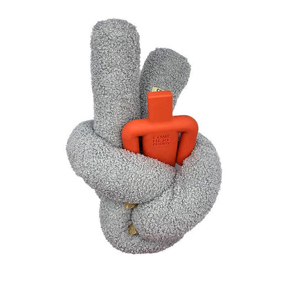 Super Knott - Large Dog Toy with Loud Squeaks & Plush Velvet Material