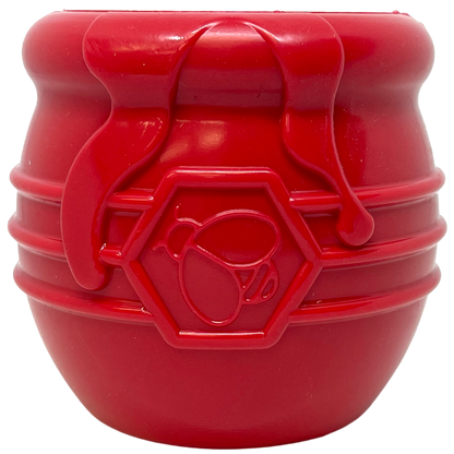 Honey Pot Dog durable rubber treat dispenser enrichment toy