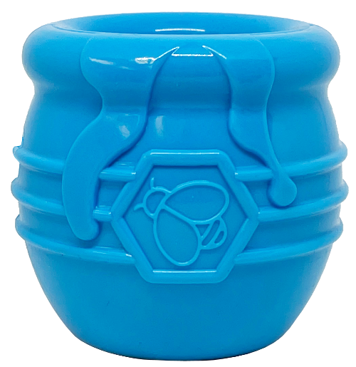 Honey Pot Dog durable rubber treat dispenser enrichment toy