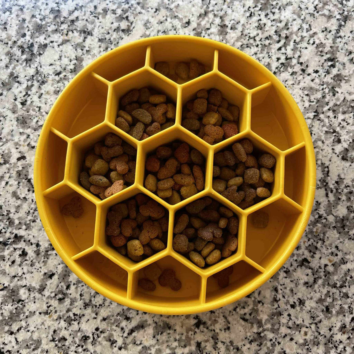 Honeycomb eBowl deep slow feeder dog bowl for enrichment