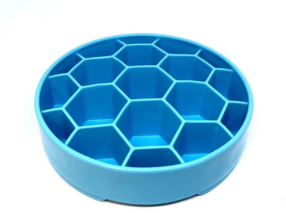 Honeycomb eBowl slow feeder dog bowl for mental enrichment