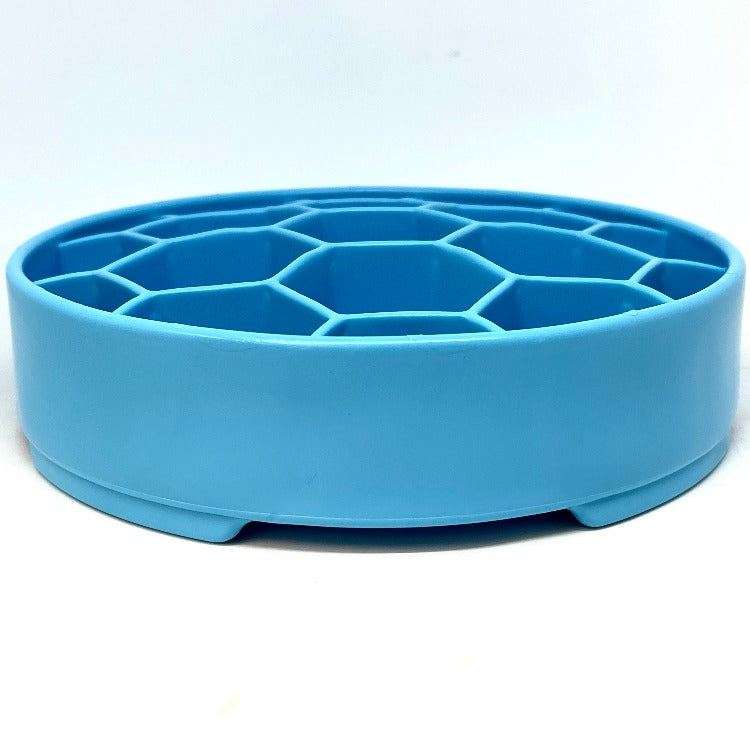 Honeycomb eBowl slow feeder dog bowl for mental enrichment