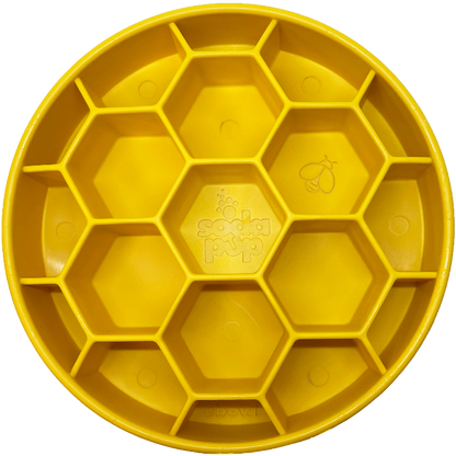 Honeycomb eBowl slow feeder dog bowl made in USA