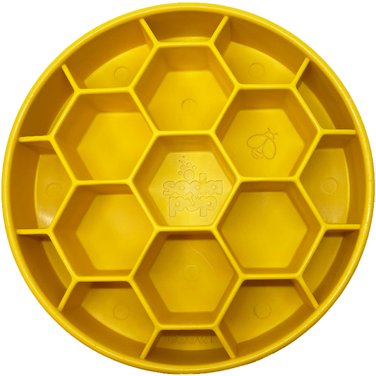 Honeycomb eBowl slow feeder dog bowl made in USA