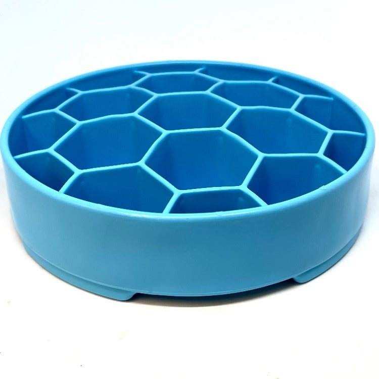Honeycomb eBowl slow feeder dog bowl for mental enrichment
