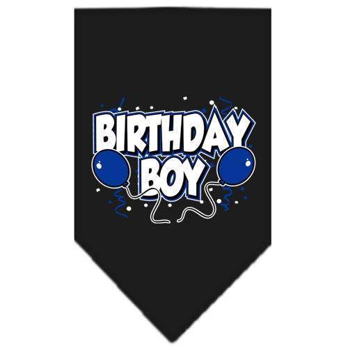 Pet and dog bandana with "Birthday Girl" and "Birthday Boy" designs, cotton, durable, machine washable, available in small and large sizes