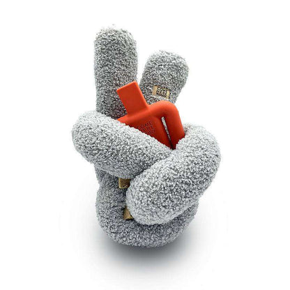 plush velvet knott dog toy for interactive play