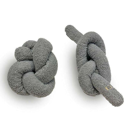 Knott plush velvet dog toy by COME HERE BUDDY for interactive play