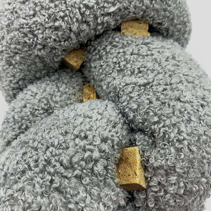 Knott plush velvet interactive dog toy by COME HERE BUDDY