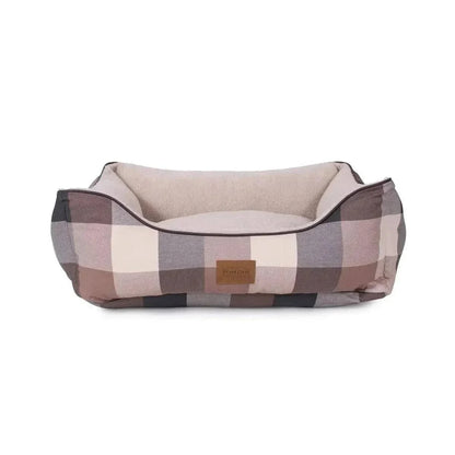 Kuddler dog bed by Pendleton with raised bolsters and traditional patterns