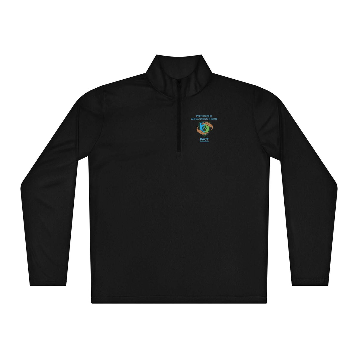 lightweight quarter-zip pullover with moisture-wicking fabric