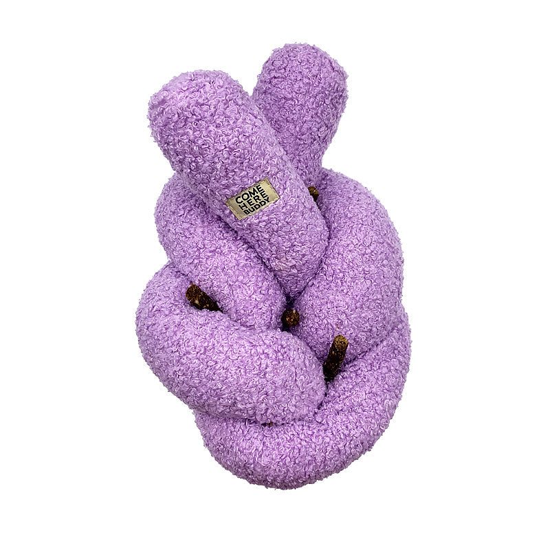 Super Knott - Large Dog Toy with Loud Squeaks & Plush Velvet Material