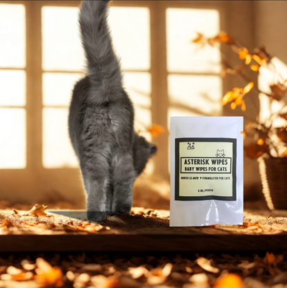 Asterisk Wipes | Botanical Cat Hygiene Wipes | Grooming | Minou Le-Mew