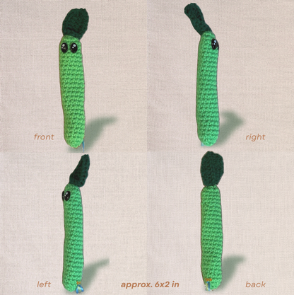 Lightweight Cat Toy - Handmade Leaf the Stick with Crinkles for Cats