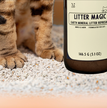 Luxury Cat Litter Refresher | Natural Earth Minerals by Minou Le-Mew