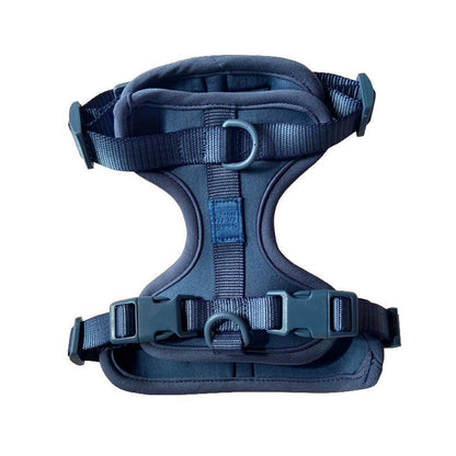 Comfortable stretchy and classic cushioned dog harness with adjustable straps and quick release buckle