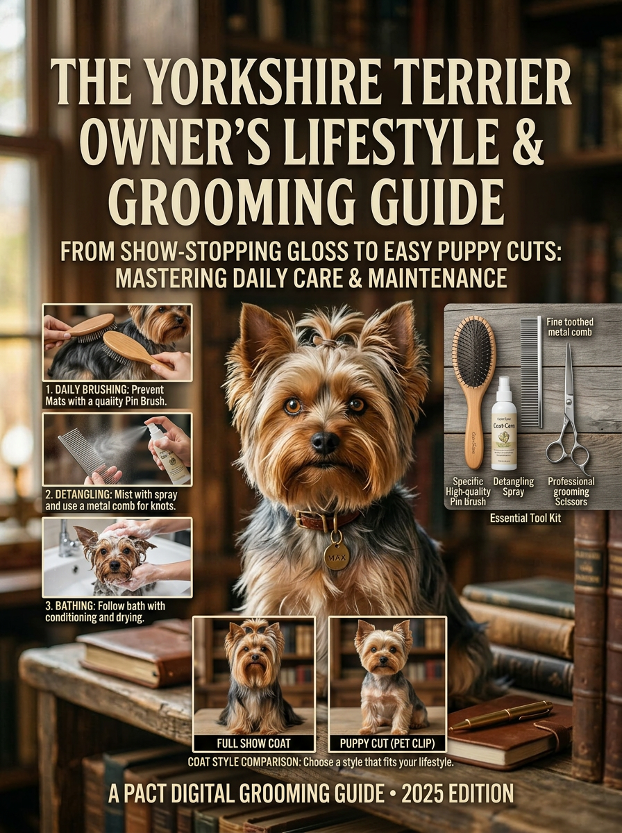 The Yorkshire Terrier Owner's Lifestyle & Health Survival Guide 2025 Edition | Instant Digital Download