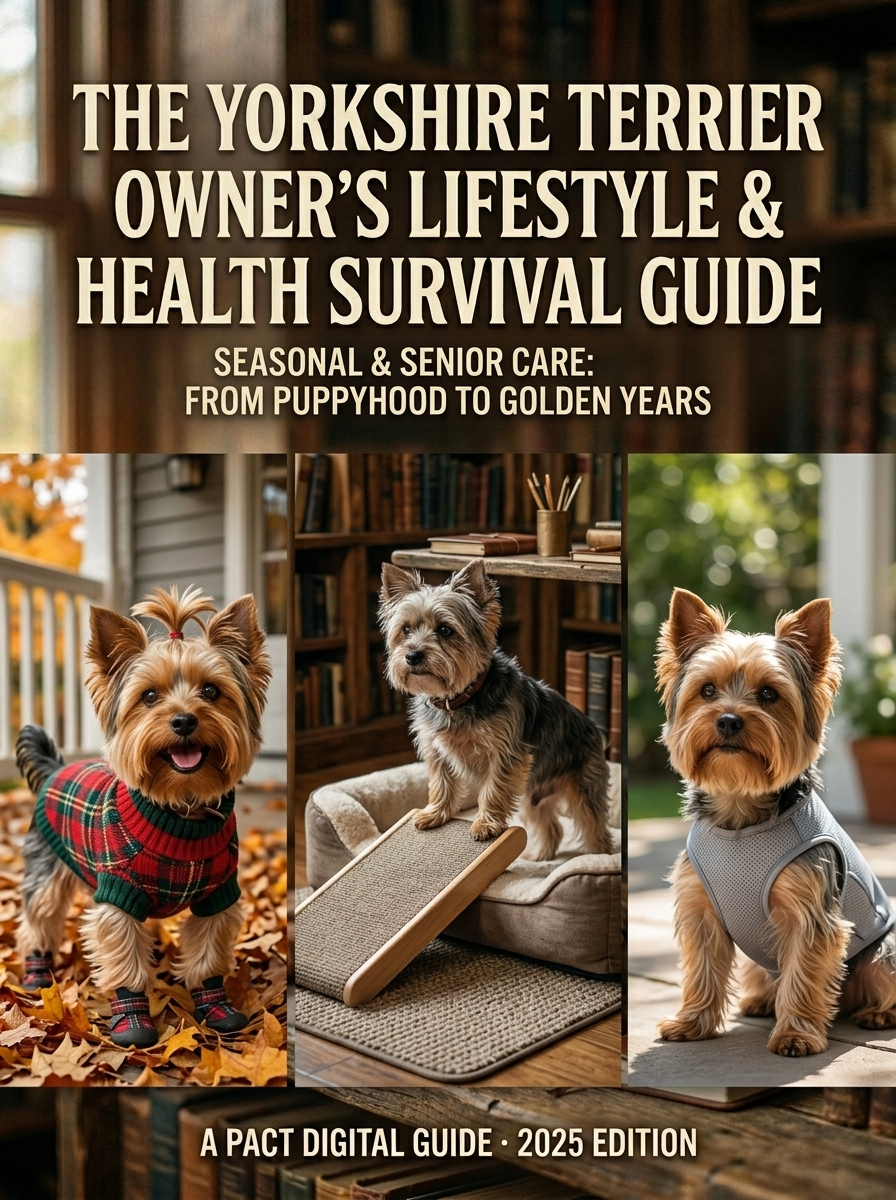 The Yorkshire Terrier Owner's Lifestyle & Health Survival Guide 2025 Edition | Instant Digital Download