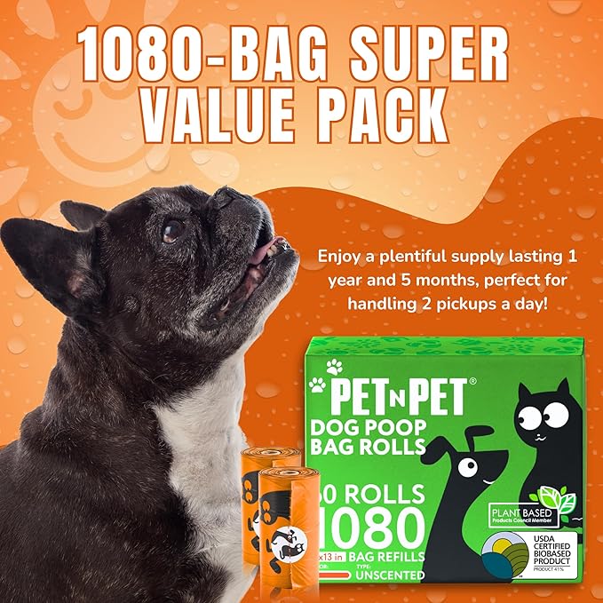 41% Plant-based Poop Bags