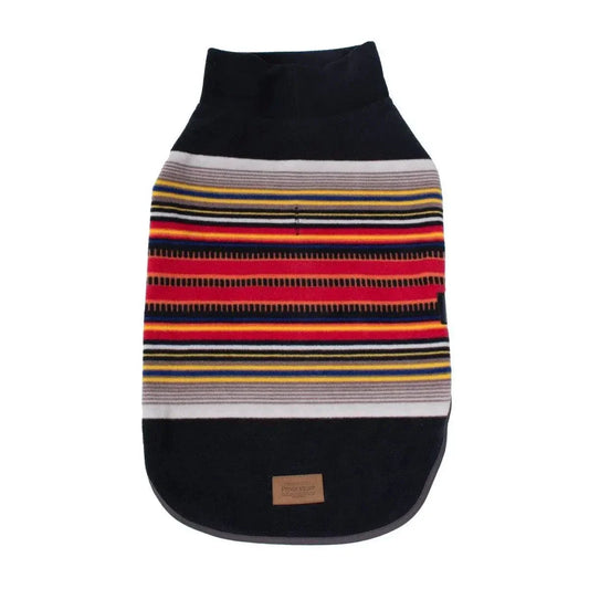 Pendleton dog vest with national park pattern for weather-resistant pet wear