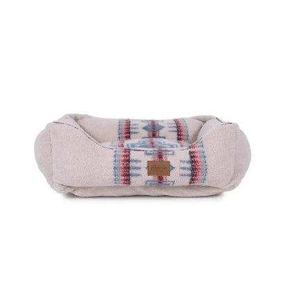 Pendleton kuddler dog bed with bolsters and traditional patterns