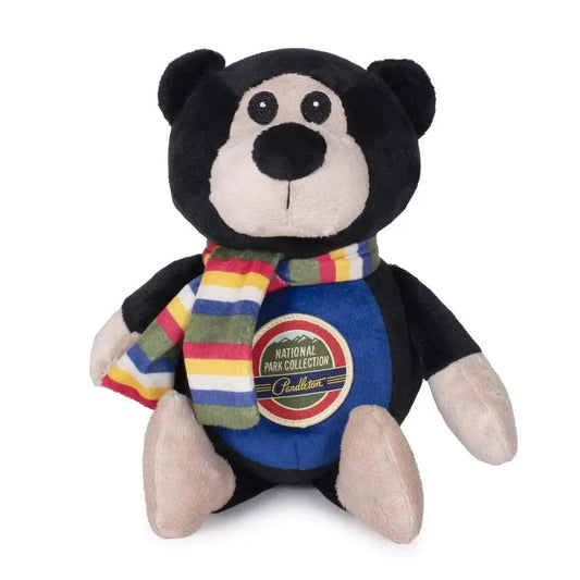 Pendleton National Park durable dog toy with squeaker and signature patterns