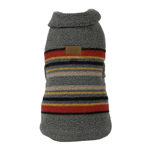Pendleton dog coat in stylish Berber fabric with adjustable straps for warmth and comfort