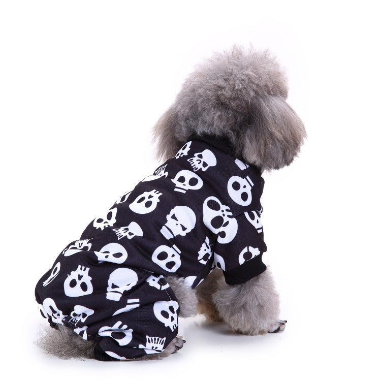 Festive Halloween and Christmas dog clothes in various sizes