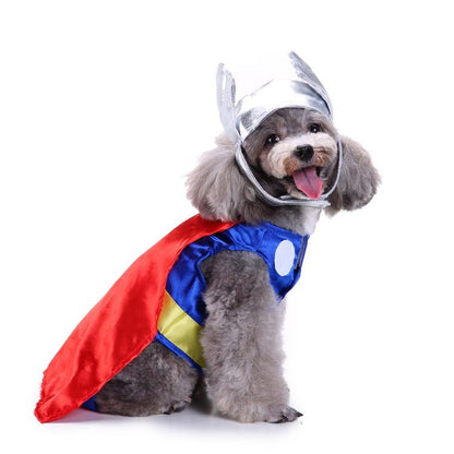 Festive Halloween and Christmas pet dog clothes in various sizes