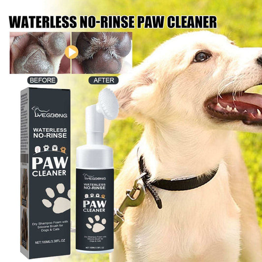 pet paw cleaner for dogs and cats removing bacteria and toxins