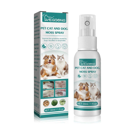 Pet skin medicine spray for cats and dogs to treat mite itching and skin irritation