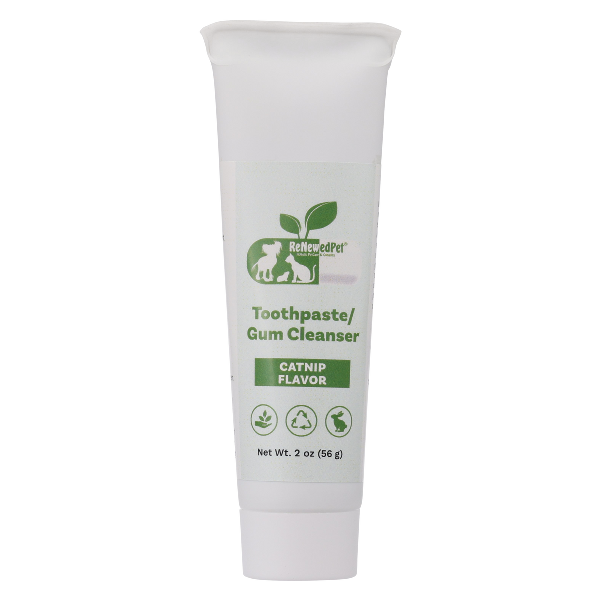 Natural pets toothpaste and gum cleanser with organic ingredients