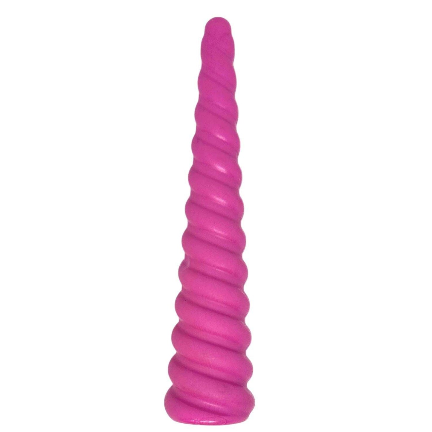 Pink unicorn horn nylon dog chew toy for aggressive chewers by SodaPup