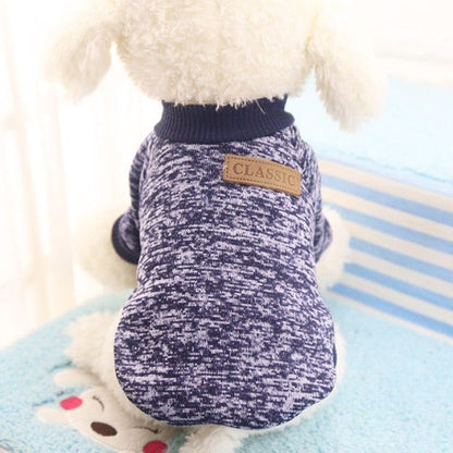 Winter Warm Pet Sweater - Cozy Snowflake Puppy & Kitty Winter Clothes